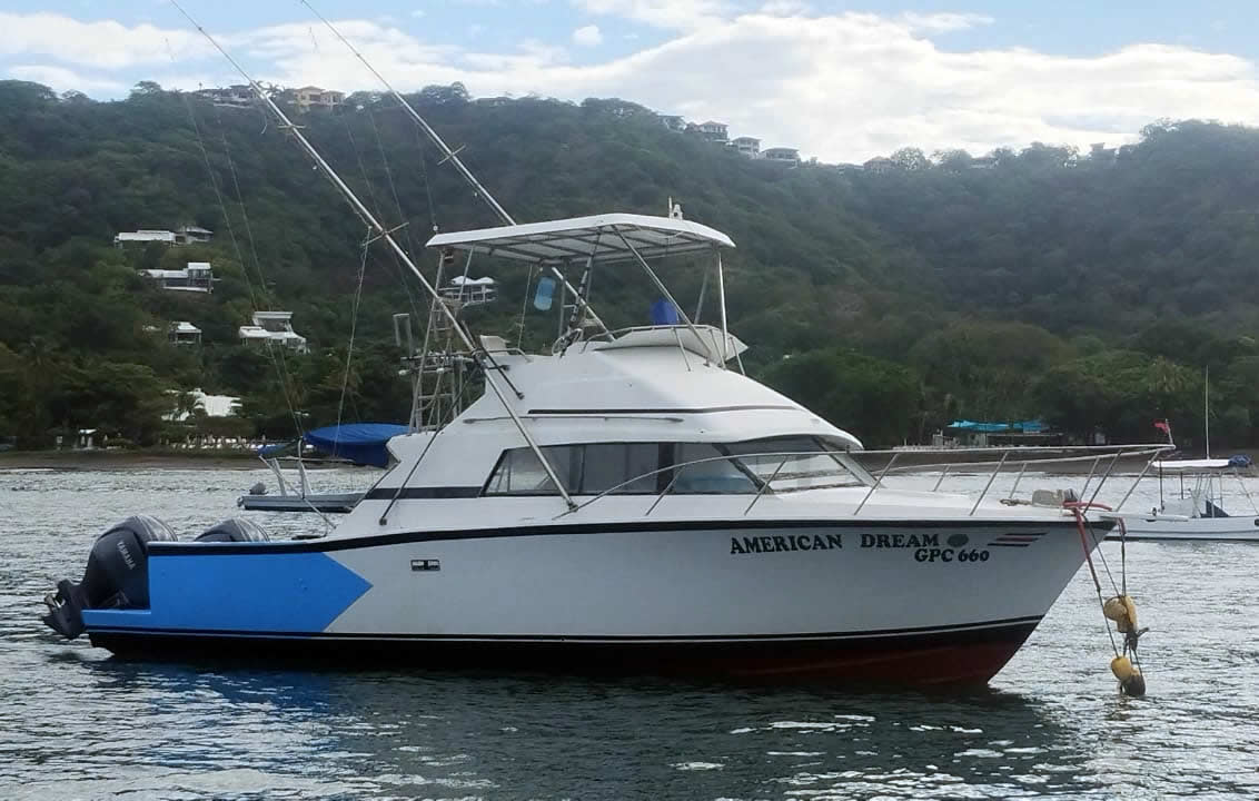 American Dream boat papagayo