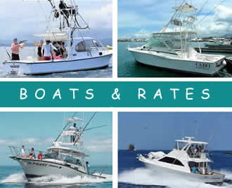 Papagayo fishing boats and rates